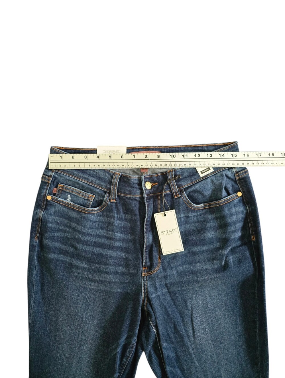 Judy Blue Skinny Fit Capri Denim Jeans Size 14W NWT - Picture 5 of 7